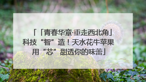 「青春华章·重走西北角」科技“智”造！天水花牛苹果用“芯”甜透你的味蕾