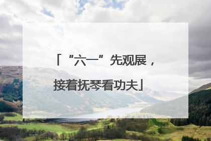 “六一”先观展，接着抚琴看功夫