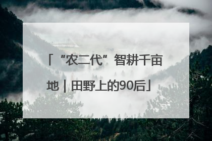 “农二代”智耕千亩地｜田野上的90后