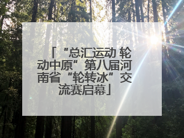 “总汇运动 轮动中原”第八届河南省“轮转冰”交流赛启幕