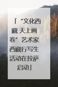 “文化西藏 天上画卷”艺术家西藏行写生活动在拉萨启动