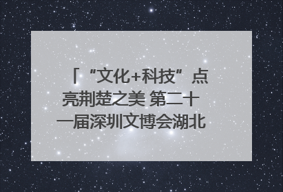 “文化+科技”点亮荆楚之美 第二十一届深圳文博会湖北馆抢“鲜”看