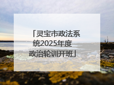 灵宝市政法系统2025年度政治轮训开班