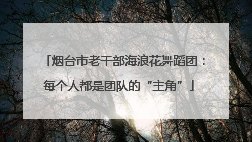 烟台市老干部海浪花舞蹈团：每个人都是团队的“主角”