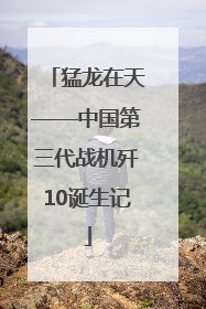 猛龙在天——中国第三代战机歼10诞生记
