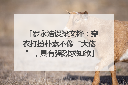 罗永浩谈梁文锋：穿衣打扮朴素不像“大佬”，具有强烈求知欲