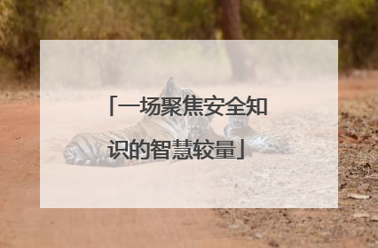 一场聚焦安全知识的智慧较量