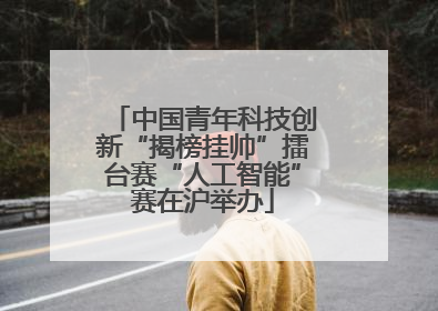 中国青年科技创新“揭榜挂帅”擂台赛“人工智能”赛在沪举办
