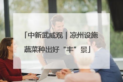中新武威观｜凉州设施蔬菜种出好“丰”景