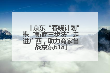 京东“春晓计划”携“新商三步法”走进广西，助力商家备战京东618