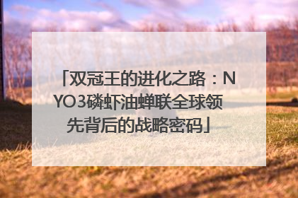 双冠王的进化之路：NYO3磷虾油蝉联全球领先背后的战略密码