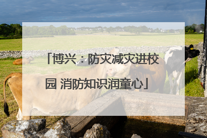 博兴：防灾减灾进校园 消防知识润童心