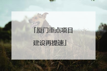 厦门重点项目建设再提速