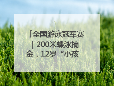 全国游泳冠军赛｜200米蝶泳摘金，12岁“小孩姐”还能制造多少惊喜？