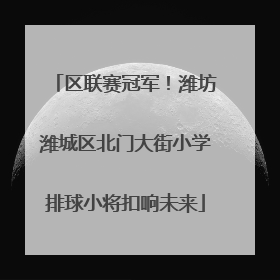区联赛冠军！潍坊潍城区北门大街小学排球小将扣响未来