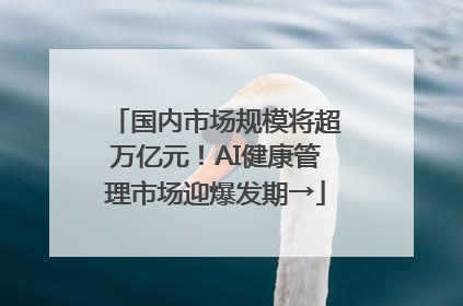 国内市场规模将超万亿元！AI健康管理市场迎爆发期→