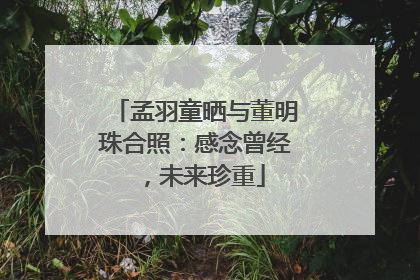 孟羽童晒与董明珠合照：感念曾经，未来珍重