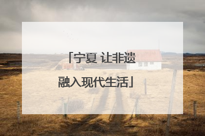 宁夏 让非遗融入现代生活