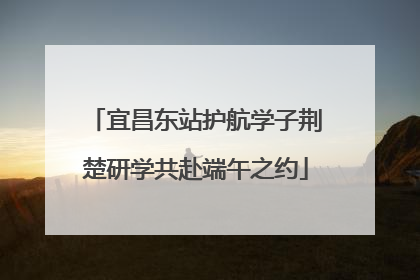 宜昌东站护航学子荆楚研学共赴端午之约