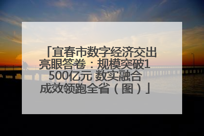 宜春市数字经济交出亮眼答卷：规模突破1500亿元 数实融合成效领跑全省（图）