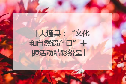 大通县：“文化和自然遗产日”主题活动精彩纷呈