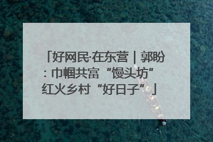 好网民·在东营｜郭盼：巾帼共富“馒头坊” 红火乡村“好日子”