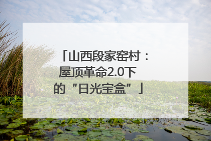 山西段家窑村：屋顶革命2.0下的“日光宝盒”