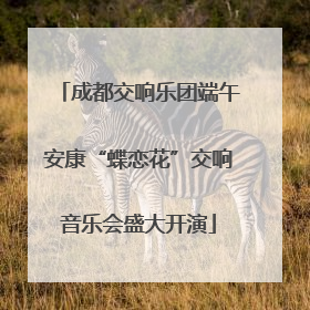 成都交响乐团端午安康“蝶恋花”交响音乐会盛大开演