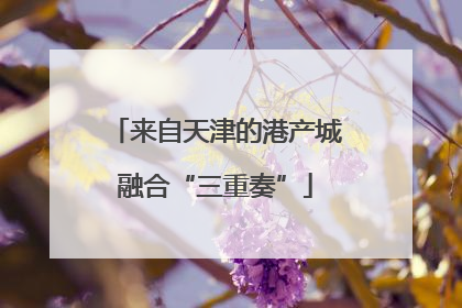 来自天津的港产城融合“三重奏”