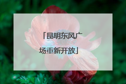 昆明东风广场重新开放