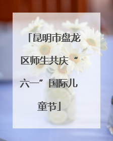 昆明市盘龙区师生共庆“六一”国际儿童节