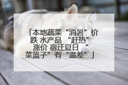 本地蔬菜“消暑”价跌 水产品 “赶热” 涨价 宿迁夏日 “菜篮子”有“温差”