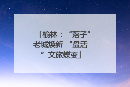 榆林：“落子”老城焕新 “盘活”文旅蝶变
