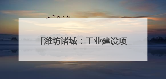 潍坊诸城：工业建设项目涉水类审批“一件事” 为企业提速增值