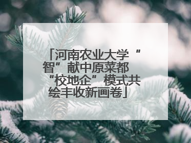 河南农业大学“智”献中原菜都 “校地企”模式共绘丰收新画卷