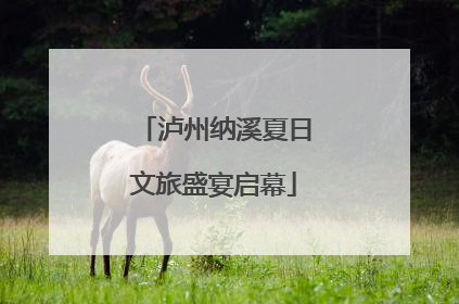 泸州纳溪夏日文旅盛宴启幕