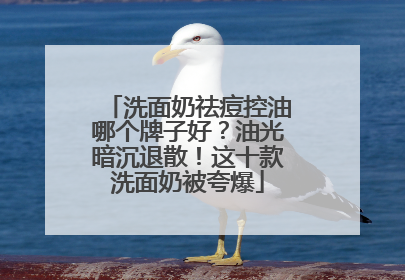 洗面奶祛痘控油哪个牌子好？油光暗沉退散！这十款洗面奶被夸爆
