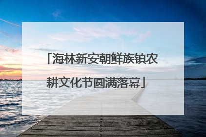 海林新安朝鲜族镇农耕文化节圆满落幕