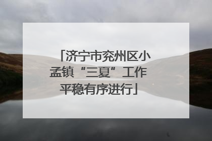 济宁市兖州区小孟镇“三夏”工作平稳有序进行