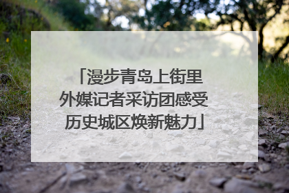 漫步青岛上街里 外媒记者采访团感受历史城区焕新魅力
