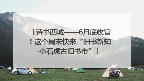 诗书西城——6月底收官！这个周末快来“旧书新知·小石虎古旧书市”