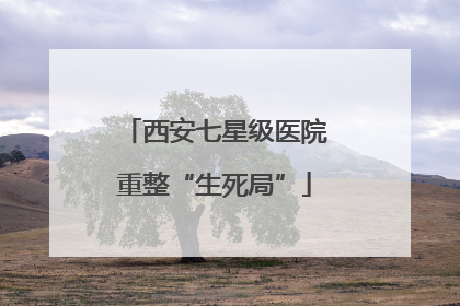 西安七星级医院重整“生死局”