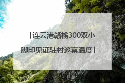 连云港赣榆300双小脚印见证驻村巡察温度