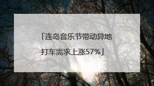 连岛音乐节带动异地打车需求上涨57%