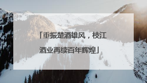 重振楚酒雄风，枝江酒业再续百年辉煌