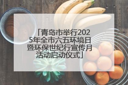 青岛市举行2025年全市六五环境日暨环保世纪行宣传月活动启动仪式