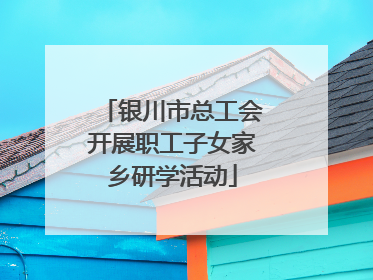 银川市总工会开展职工子女家乡研学活动