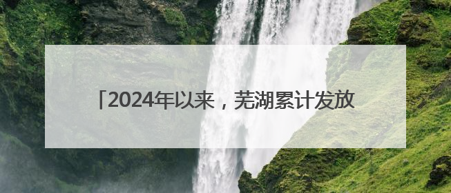 2024年以来，芜湖累计发放孤儿生活保障金2758万元