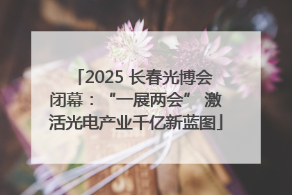 2025 长春光博会闭幕：“一展两会” 激活光电产业千亿新蓝图