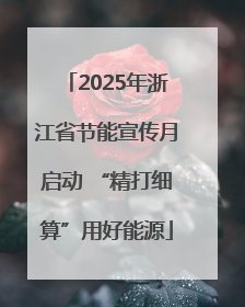 2025年浙江省节能宣传月启动 “精打细算”用好能源